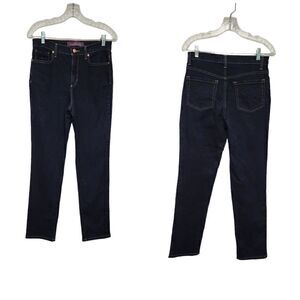 Gloria Vanderbilt Amanda Straight-Leg Dark Blue Jeans Size 6